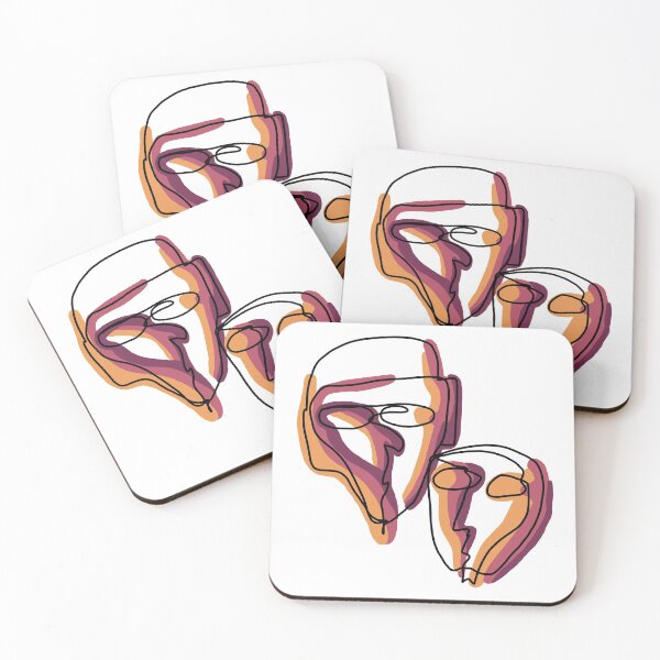 Item preview, Abstract human faces painting - Sunset designed and sold by dnbmusic8.
