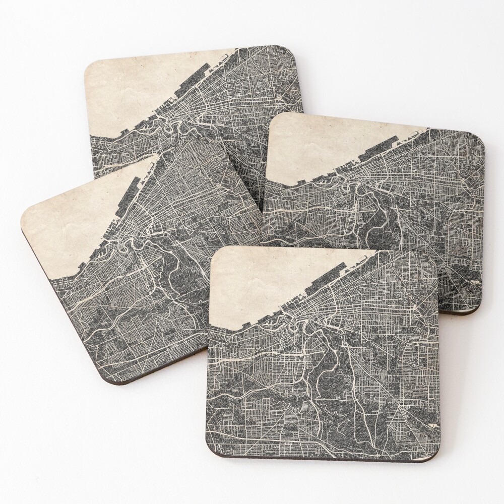 Item preview, Coasters (Set of 4) designed and sold by InkMaps.