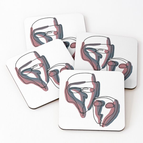 Item preview, Abstract human faces painting - Sunrise designed and sold by dnbmusic8.