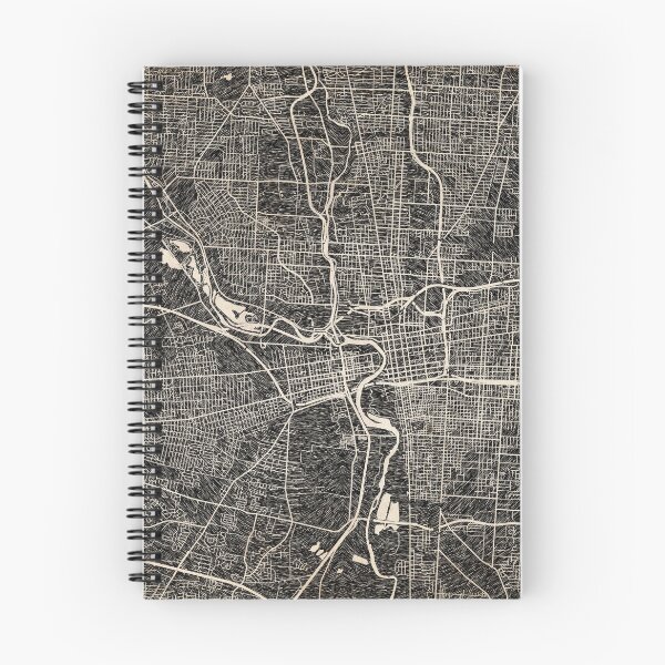 Item preview, COLUMBUS map Ohio Ink lines designed and sold by InkMaps.
