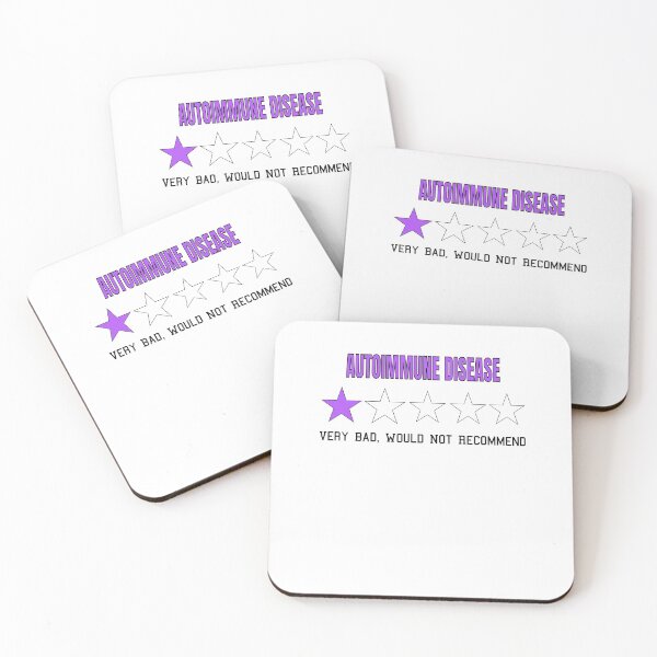 Item preview, Autoimmune Disease Very Bad Would Not Recommend One Star Rating designed and sold by NadzeyaD.