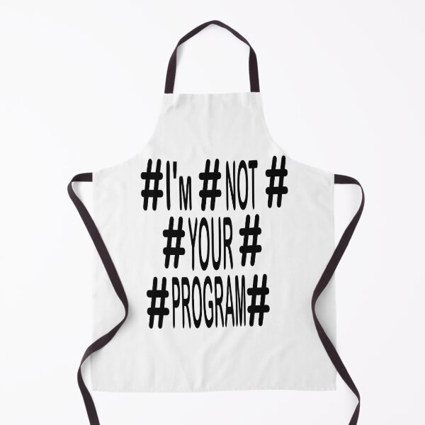 Item preview, Мessage-I'm not your program- designed and sold by Mitko  Peroski.