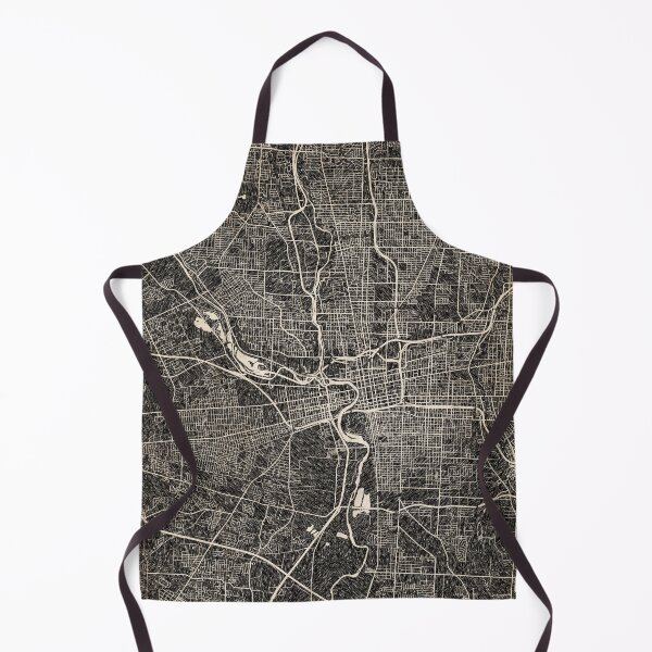 Item preview, COLUMBUS map Ohio Ink lines 2 designed and sold by InkMaps.