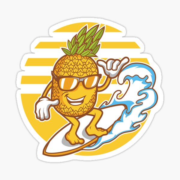 Pineapple Surf Iron On Stickers for Clothes and Bags (Thermal Transfer  Sheet), Hobbies & Toys, Stationary & Craft, Art & Prints on Carousell