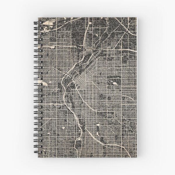 Item preview, DENVER map Colorado Ink lines designed and sold by InkMaps.