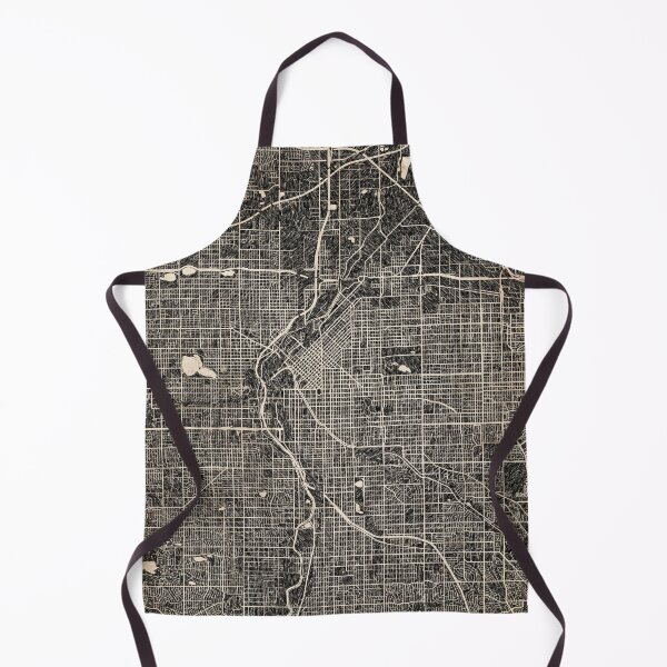 Item preview, DENVER map Colorado Ink lines 2 designed and sold by InkMaps.