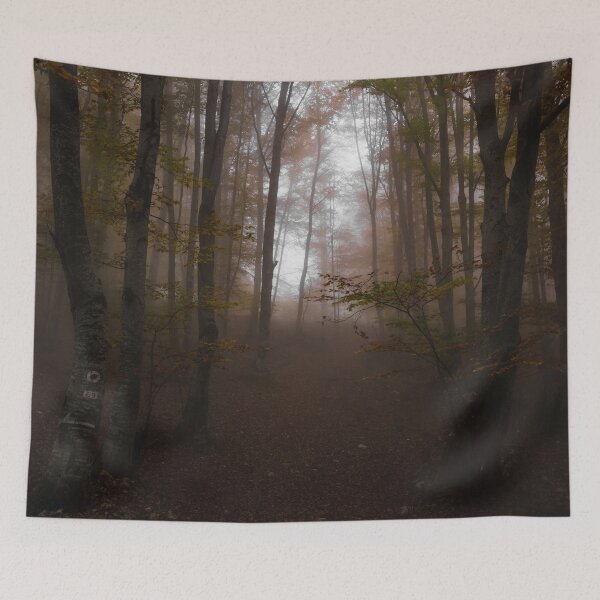 Item preview, Foggy forest designed and sold by viknitov.