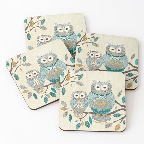 Item preview, Two Owls Illustration designed and sold by click4collage.