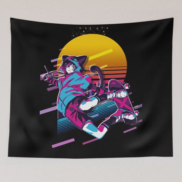Item preview, SK8 the Infinity - Miya *80s retro* designed and sold by MyRetroArt.