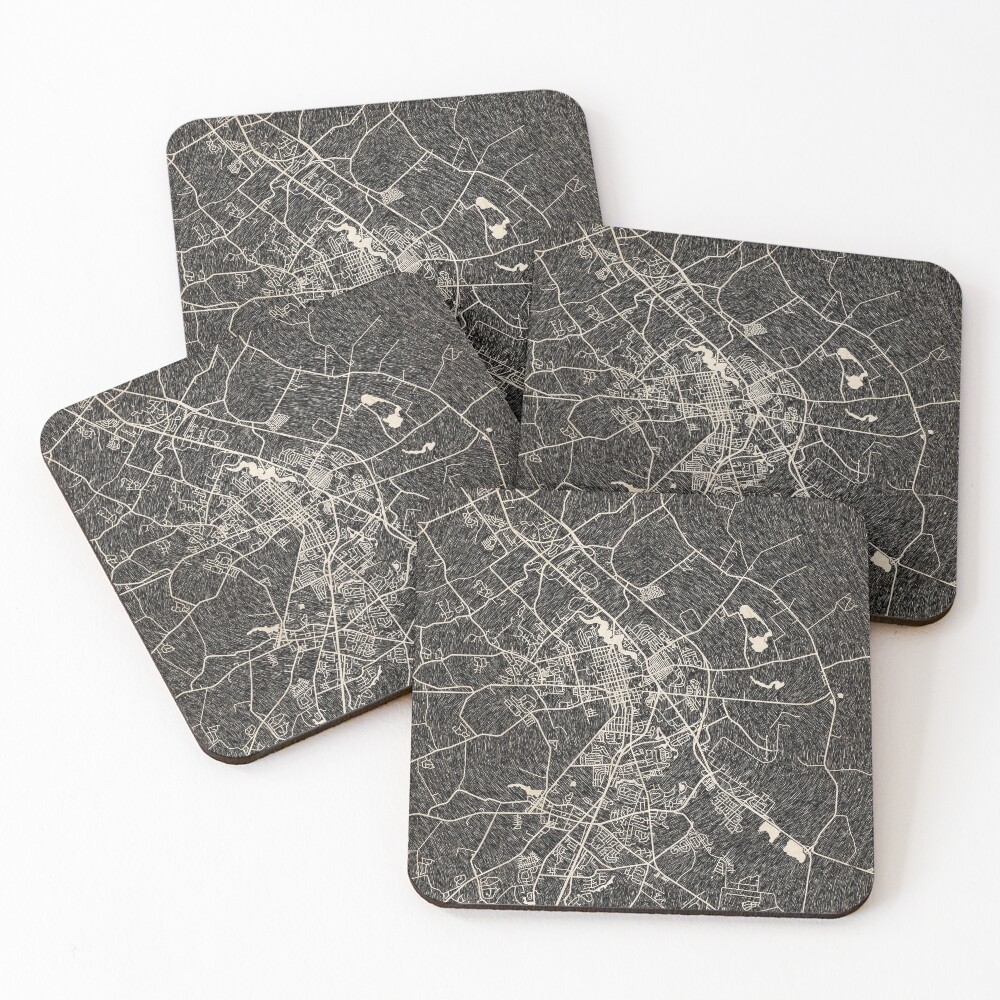 Item preview, Coasters (Set of 4) designed and sold by InkMaps.