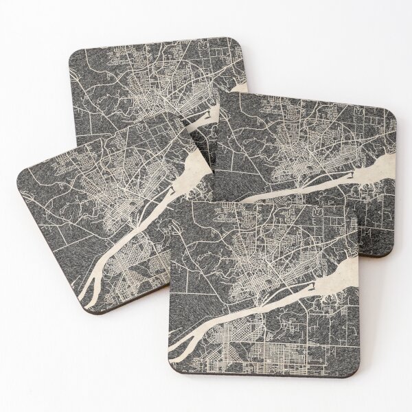 Item preview, FLORENCE map Alabama Ink lines designed and sold by InkMaps.