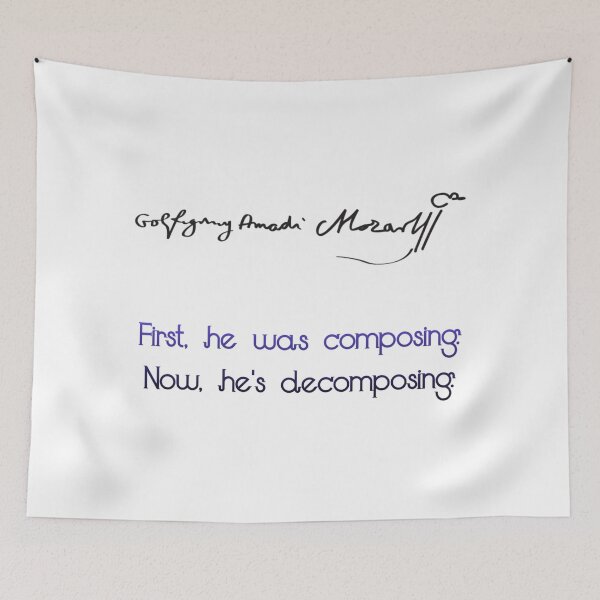 Item preview, Mozart Is Always Composing designed and sold by Mercury's Space.