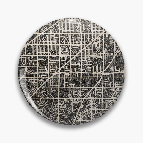 Item preview, GREENFIELD map Wisconsin ink lines 2 designed and sold by InkMaps.
