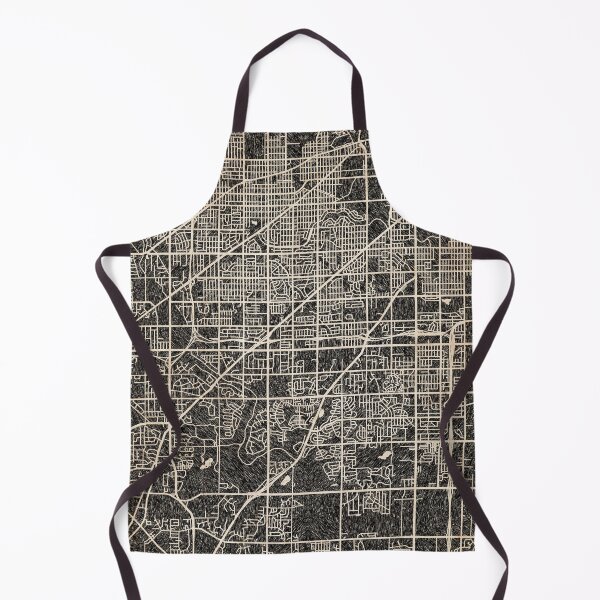 Item preview, GREENFIELD map Wisconsin ink lines 2 designed and sold by InkMaps.
