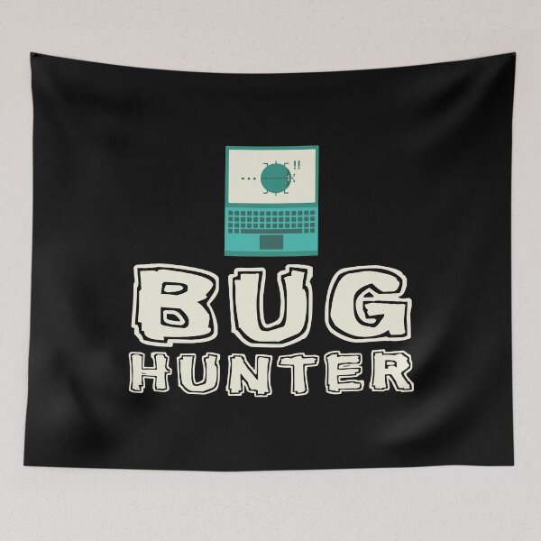 Item preview, Bug hunter - funny coding nerd tees. designed and sold by PrintPress.