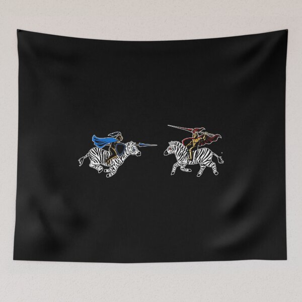 Item preview, Jousting Zebras – Funny Jousting Animal Design designed and sold by PrintPress.