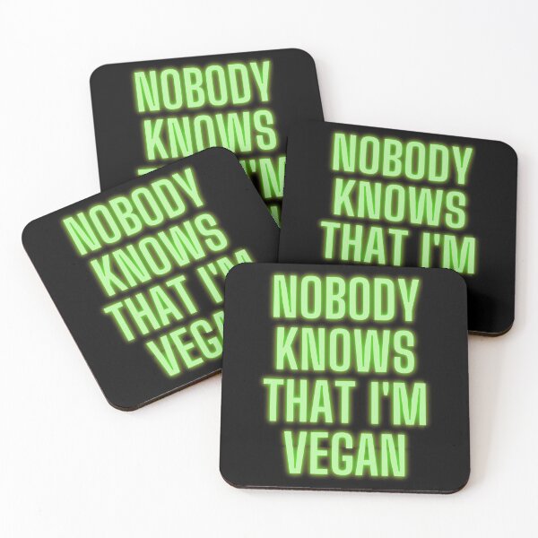 Item preview, Nobody knows that I'm Vegan designed and sold by thelastavo.