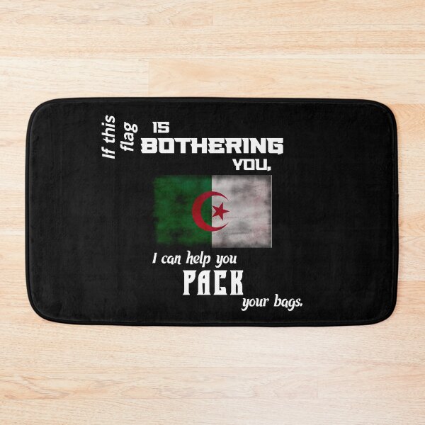 Artikelvorschau, Algerische Flagge - pack deine Koffer entworfen und verkauft von 2Girls1Shirt.