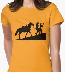xena gabrielle and argo warrior princess Women's Fitted T-Shirt