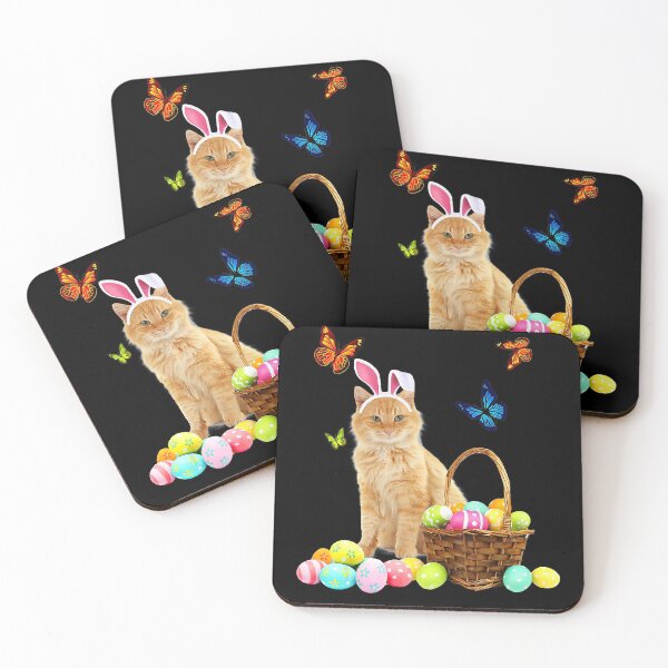 Item preview, Adorable Cat Bunny Ears Rabbit Easter Eggs  designed and sold by bishopslater23.