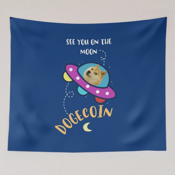 Item preview, See you on the moon dogecoin designed and sold by ShineCreative.