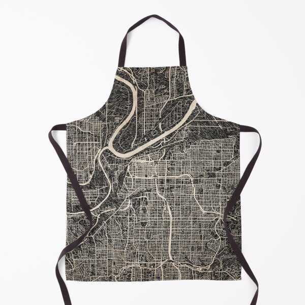 Item preview, KANSAS CITY map Kansas Ink lines designed and sold by InkMaps.