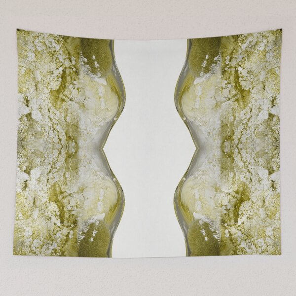 Item preview, Gold fluid abstraction designed and sold by Bazarovaart.