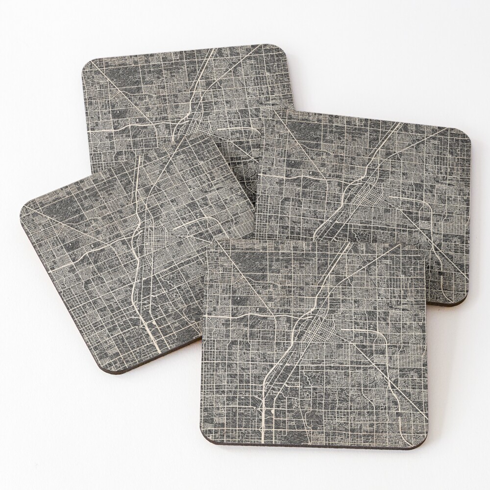 Item preview, Coasters (Set of 4) designed and sold by InkMaps.