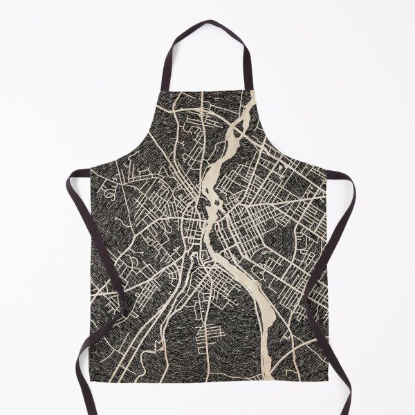 Item preview, LEWISTON map Maine Ink lines designed and sold by InkMaps.
