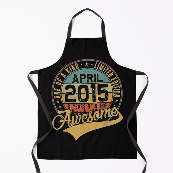 Item preview, 6th Birthday Gift Retro April 2015 6 Yrs Old 6th Bday designed and sold by SEANPARKERAU.
