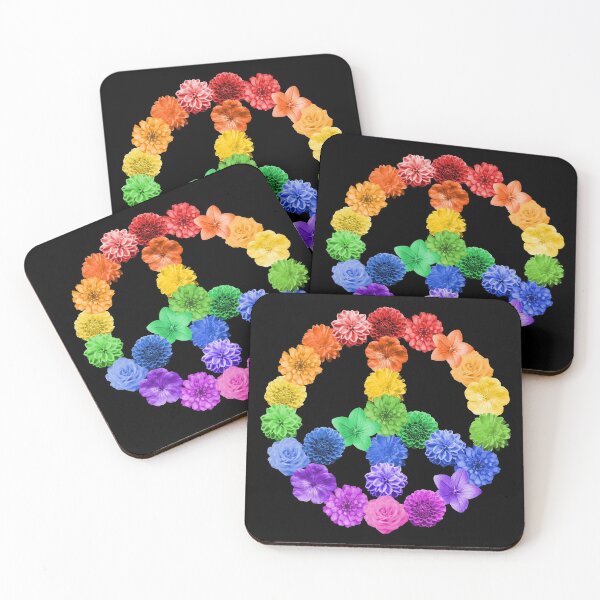 Item preview, Flower Power Peace Sign designed and sold by MisterMacadamia.