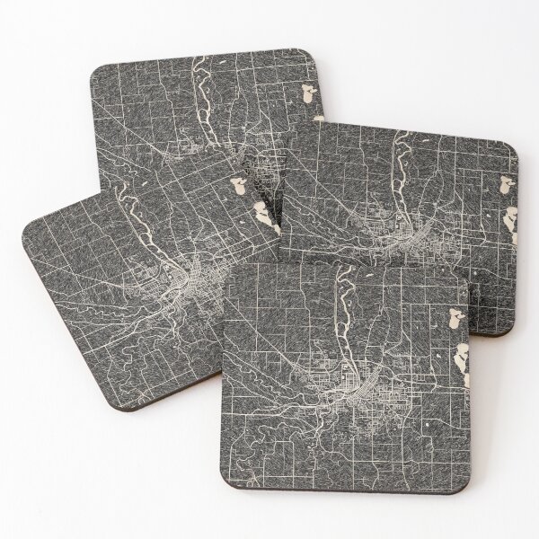 Item preview, MANKATO map Minnesota Ink lines designed and sold by InkMaps.