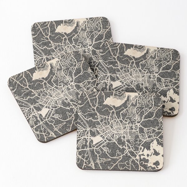 Item preview, MARLBOROUGH map Massachusetts Ink lines designed and sold by InkMaps.