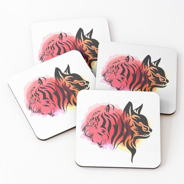 Item preview, Cat Vs Tiger designed and sold by Imakeyouhappy.