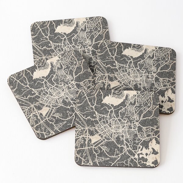 Item preview, MARLBOROUGH map Massachusetts Ink lines 2 designed and sold by InkMaps.