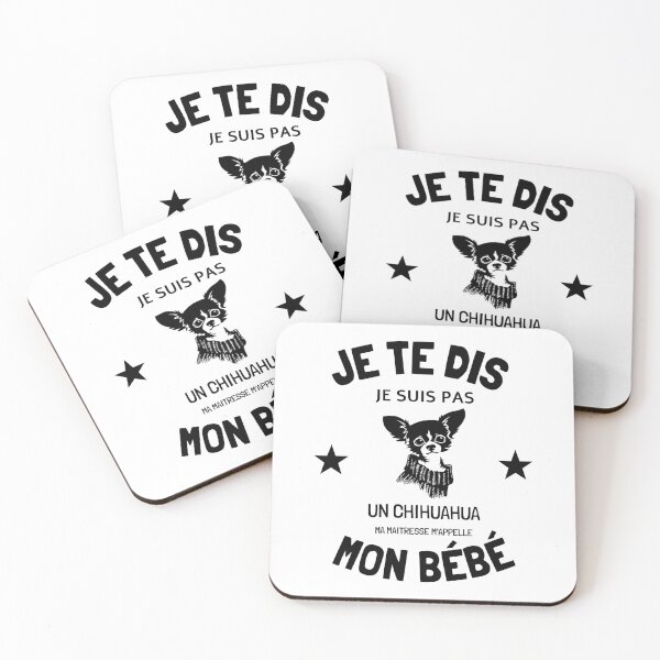 Aperçu de l'œuvre Je te dis que je suis pas un chihuahua humour créée et vendue par joozybart.