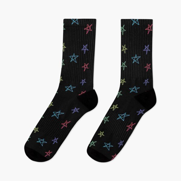 Item preview, neon star patterns abstract colorful pattern designed and sold by cathelkav.