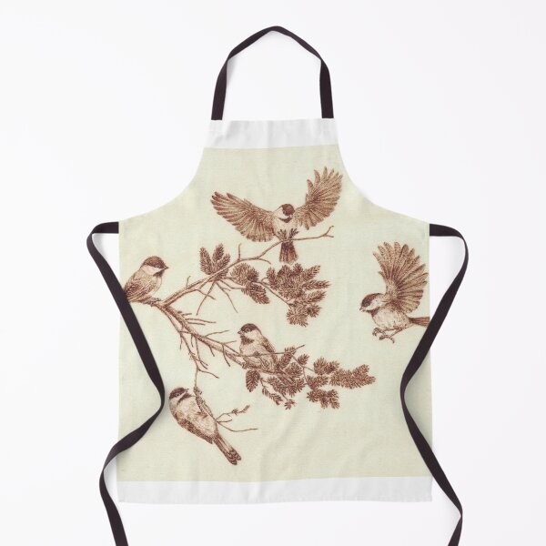 Item preview, Flock of birds, tits, on branch designed and sold by Hajakely.