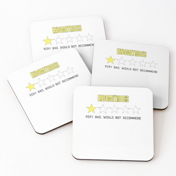 Item preview, Endometriosis Very Bad Would Not Recommend One Star Rating designed and sold by NadzeyaD.