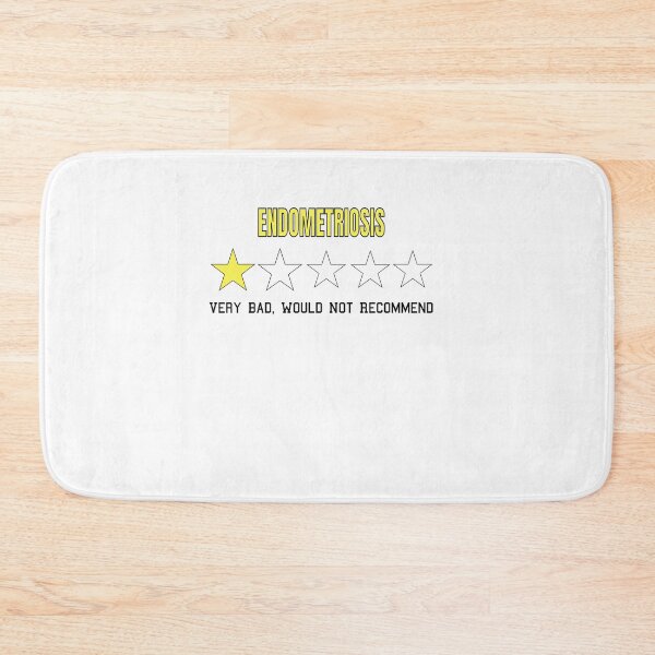 Item preview, Endometriosis Very Bad Would Not Recommend One Star Rating designed and sold by NadzeyaD.