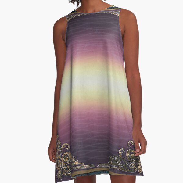 Solar Ornamentation JPG A-Line Dress