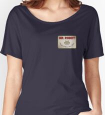 Mr. Robot Patch Women's Relaxed Fit T-Shirt