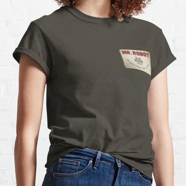 Mr. Robot Patch Classic T-Shirt