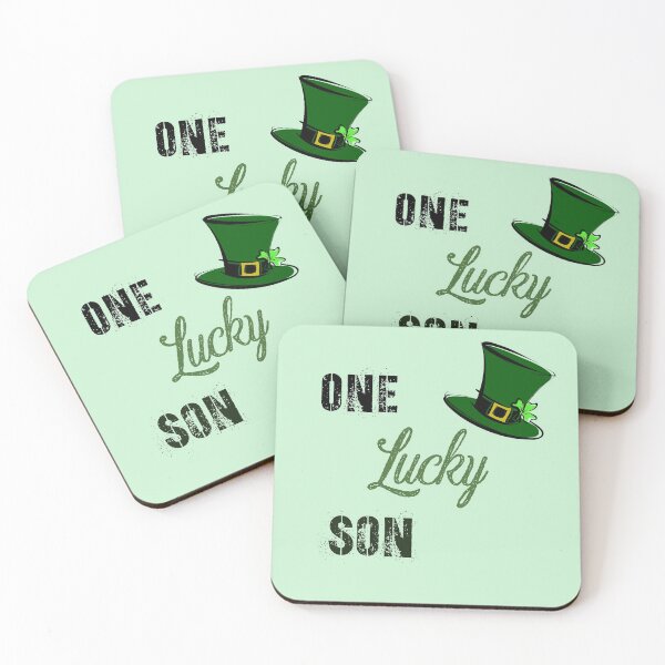 Item preview, one lucky son , st partricks day designed and sold by FeelTheFeel.