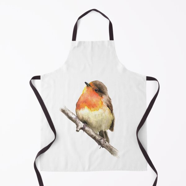 Item preview, Cute and lovely Robin brings us good luck. Watercolor, bird, hand painted artwork designed and sold by graphy K.