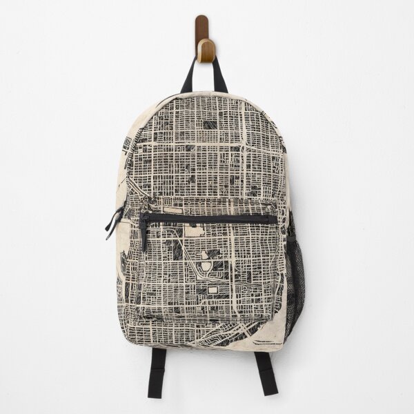 Item preview, MIAMI BEACH map Florida Ink lines 2 designed and sold by InkMaps.
