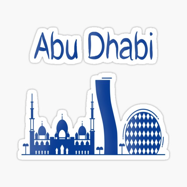 Abu Dhabi Stickers for Sale