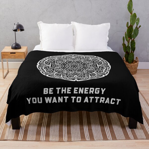 Item preview, Be The Energy You Want To Attract(White) designed and sold by YOYOCollection.
