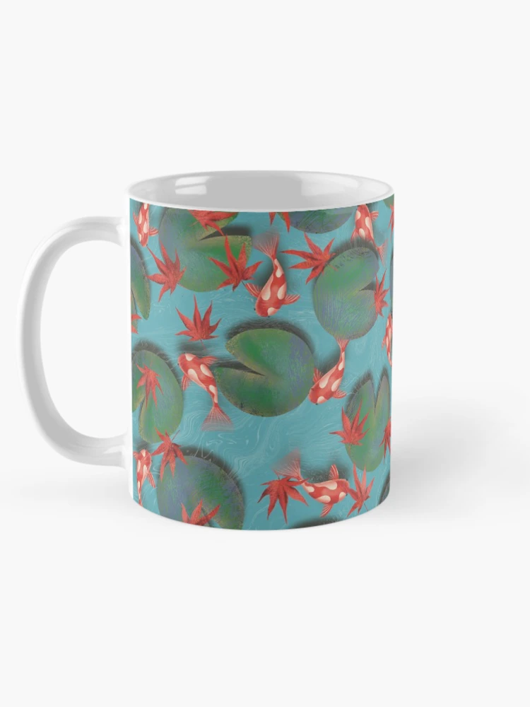 Thumbnail 5 of 6, Coffee Mug, Lilly Koi Maple designed and sold by pixiepatterns.