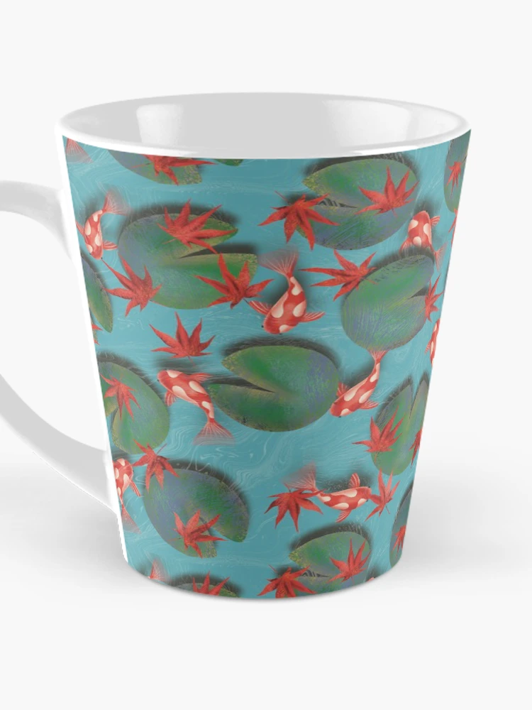 Thumbnail 3 of 4, Coffee Mug, Lilly Koi Maple designed and sold by pixiepatterns.